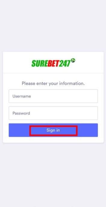 Login / SureBet .